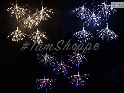 Bộ 5 chùm hoa đèn Led đom đóm bồ công anh cùng màu DL-DDL-17